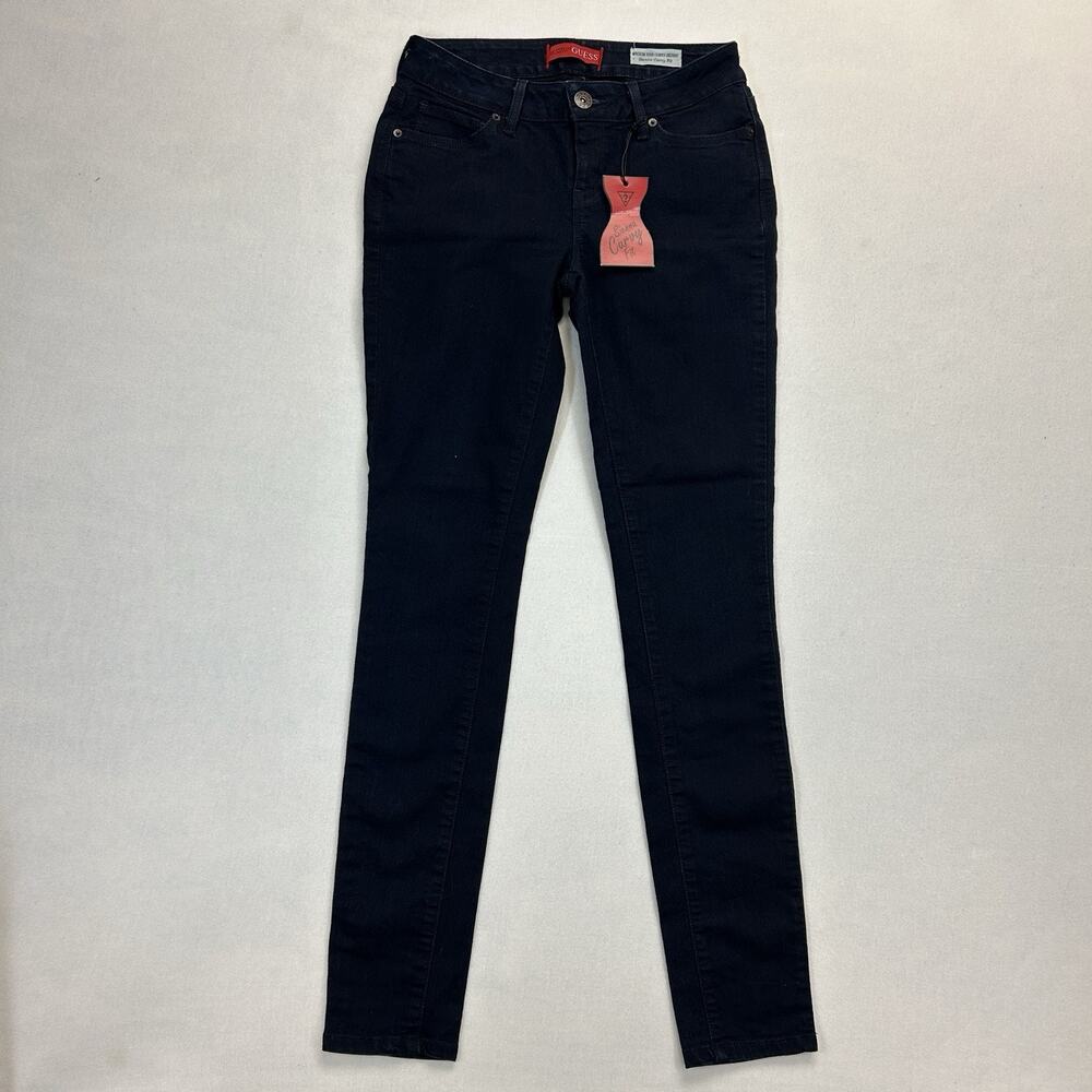 GUESS NEW Sienna Curvy Fit Jeans Women's 28 Dark Wash Skinny Stretch Denim NWT